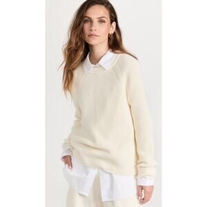 Jenni Kayne Cotton Fisherman Sweater - S